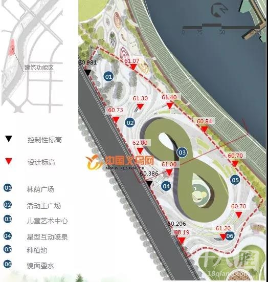 分区平面图