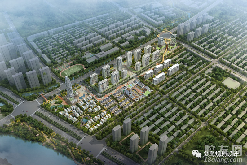 义乌廿三里通宝路南侧地块未来社区要来了!规划用地面积为14.64公顷!