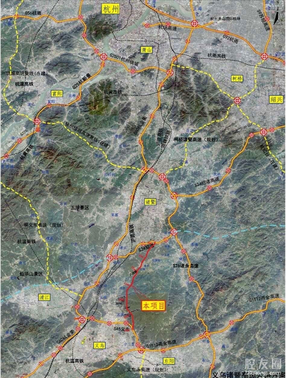 义乌5个高速项目列入省高速公路"十四五"规划,甬金高速将启动扩容工程