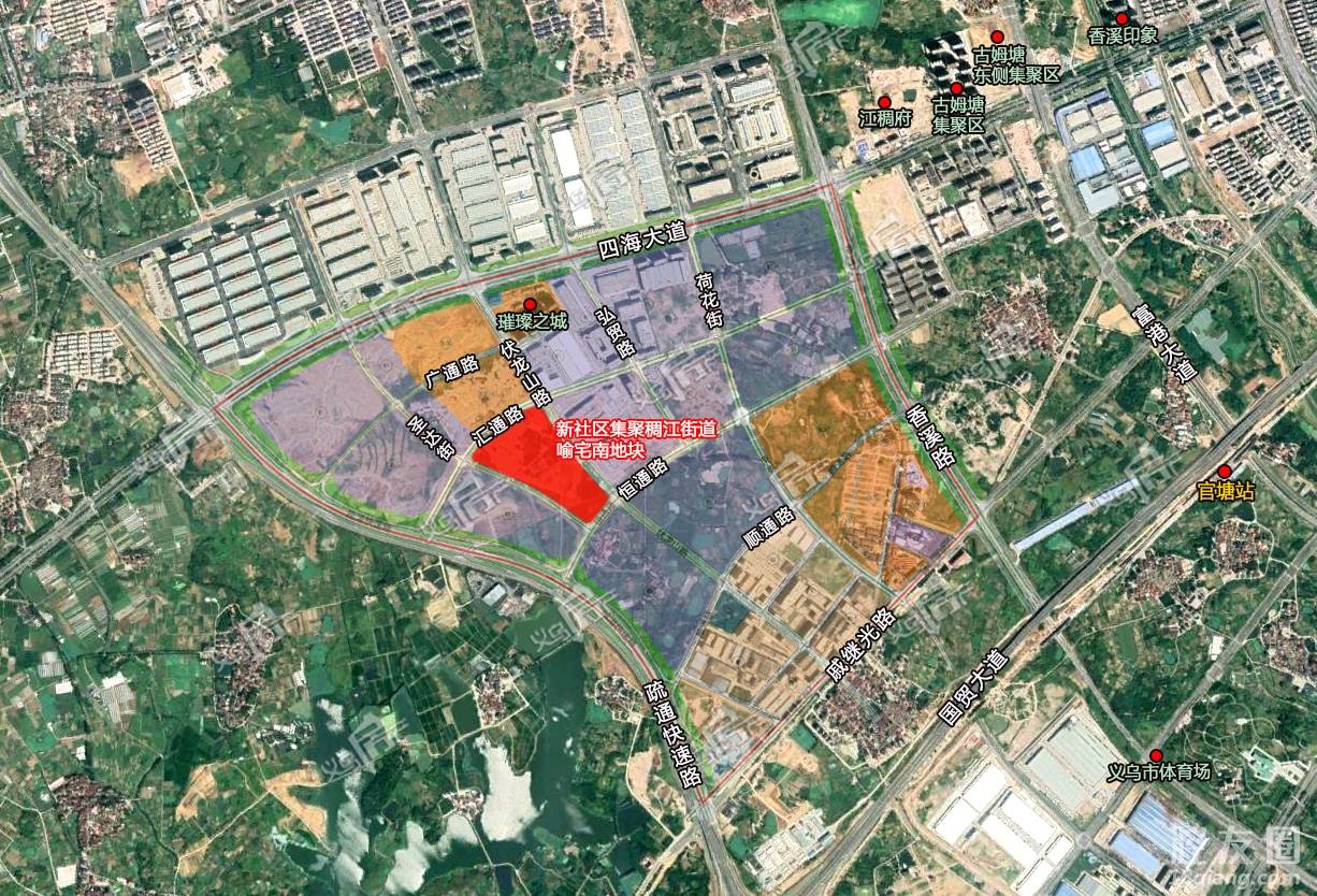 新社区集聚城西街道开创地块一