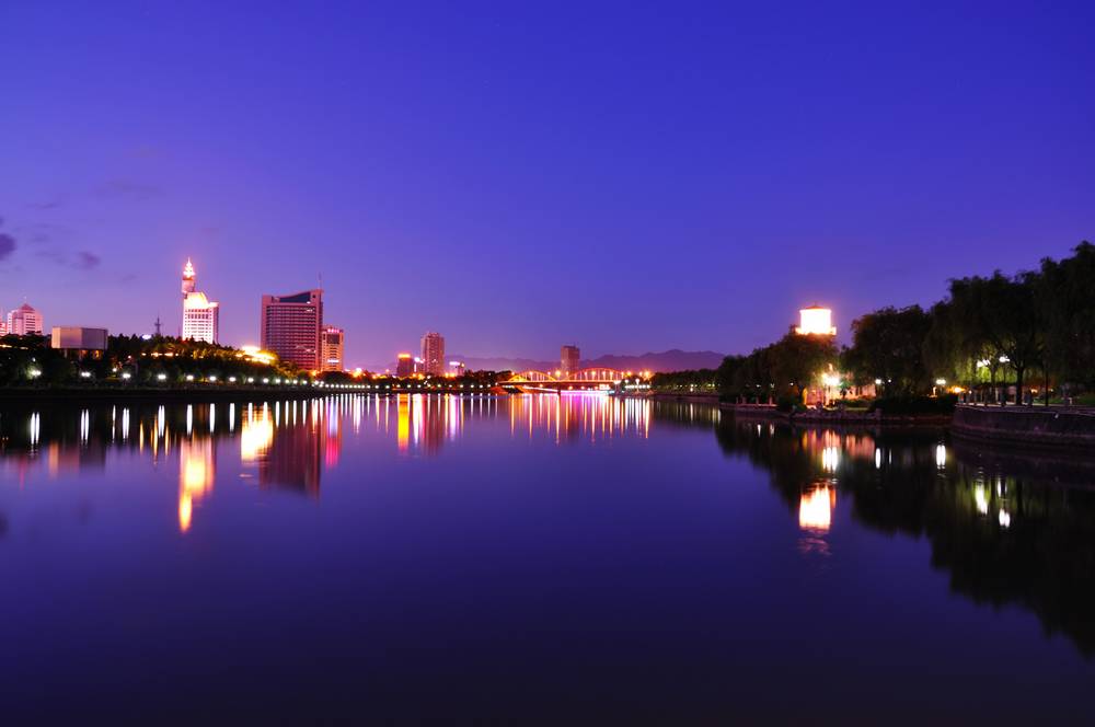 (7月)几张义乌江边的夜景