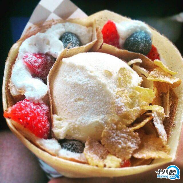 焦糖奶油可丽饼