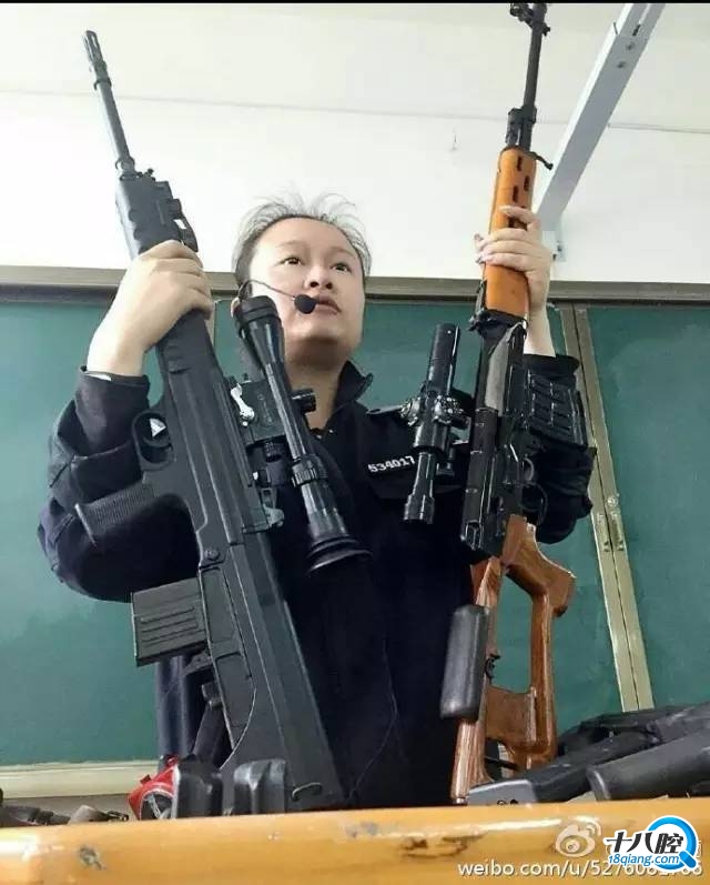 枪支弹药那家强,请看云南女教官(警校)