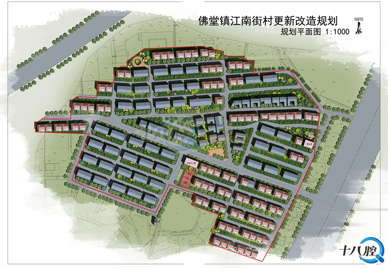 义乌佛堂稽亭村规划图图片