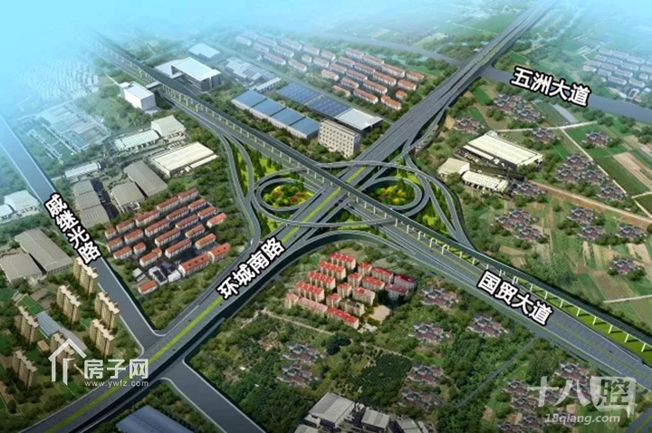 2019年义乌城区多条重要道路施工,涉及轻轨线、BRT2号、多条快速路-义乌房子网新房