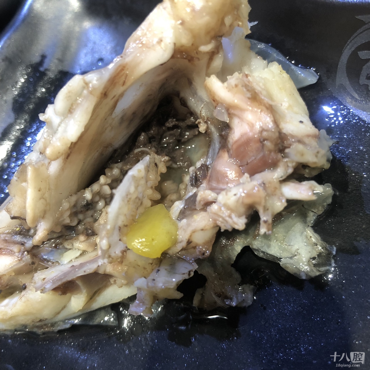 煮熟的黑鱼鱼脑都是这样一粒一粒的吗?