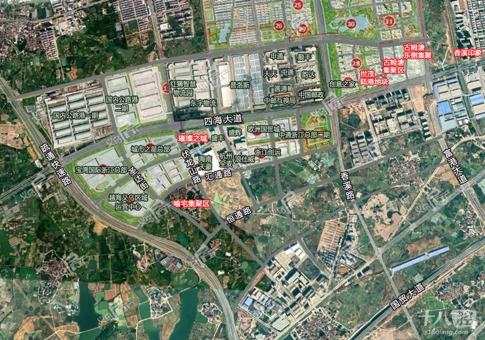 义乌喻宅村启动整村拆!助力整村新社区集聚回迁房建设和云驿小镇建设