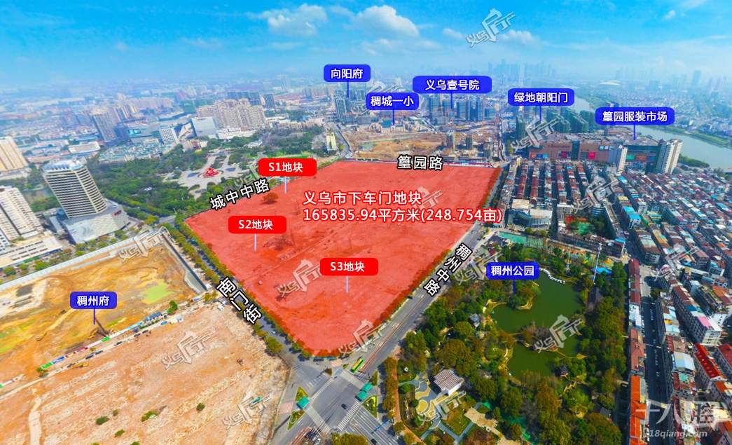 如义乌壹号院,绿地朝阳门,锦绣之城商品房小区,望江府,向阳府,稠州府