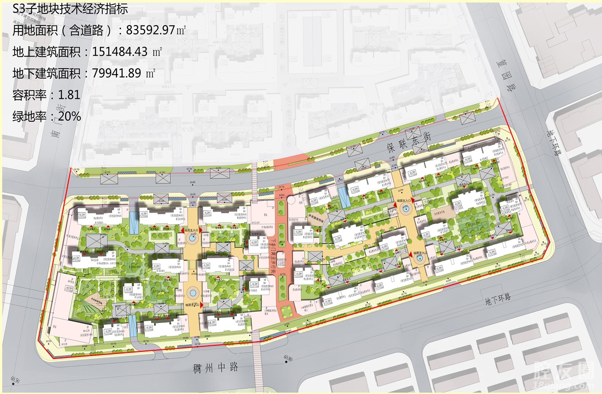 27棟住宅!下車門地塊(華潤悅府)s3子地塊規劃方案公示