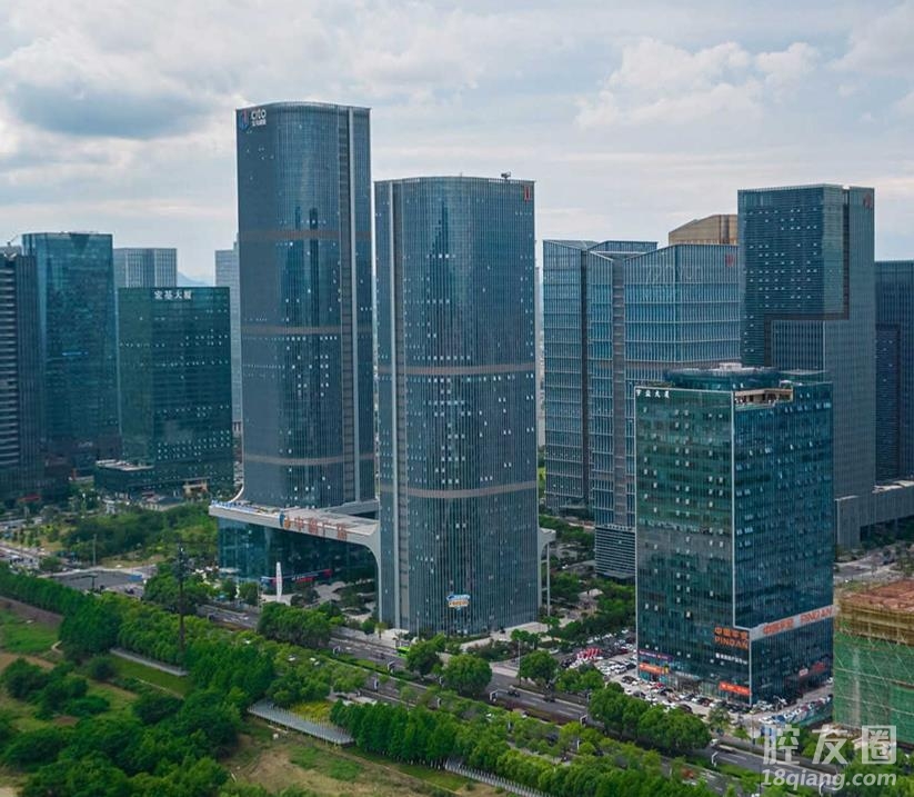 义乌金融商务区二期将新添2幢高楼规划效果图公示