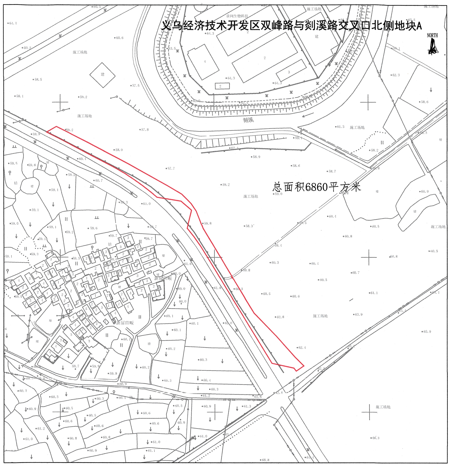 686公頃徵收範圍:佛堂鎮雅西村,剡溪村項目名稱:義烏經濟技術開發區