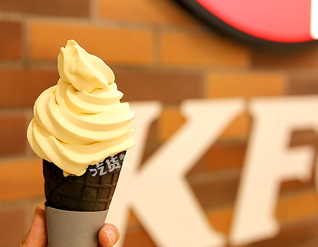 肯德基榴莲冰淇淋图片